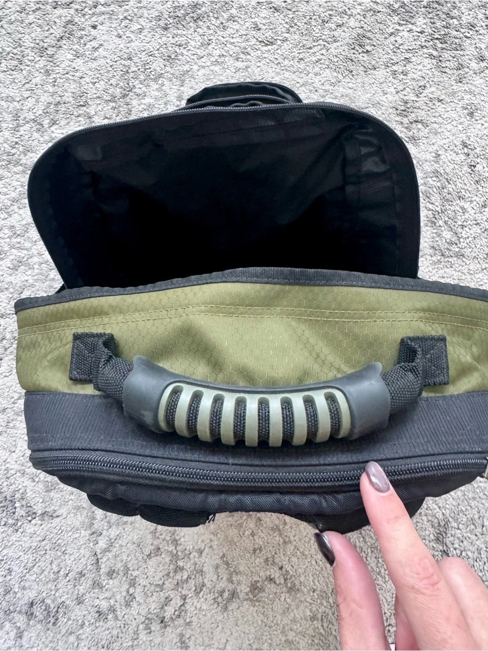 OGIO Sport Olive Green Black Laptop Backpack Travel School
